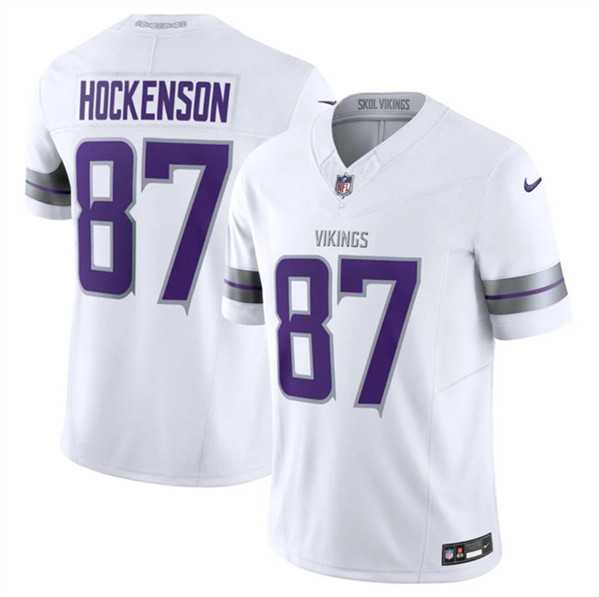 Men & Women & Youth Minnesota Vikings #87 T.J. Hockenson White F.U.S.E. Winter Warrior Limited Stitched Jersey,We sell and wholesale Men & Women & Youth Minnesota Vikings #87 T.J. Hockenson White F.U.S.E. Winter Warrior Limited Stitched Jersey on line form chian!